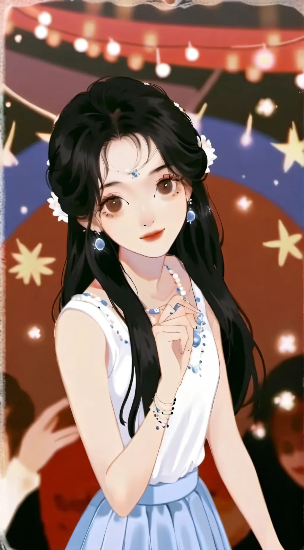 ai character: nezuko  background