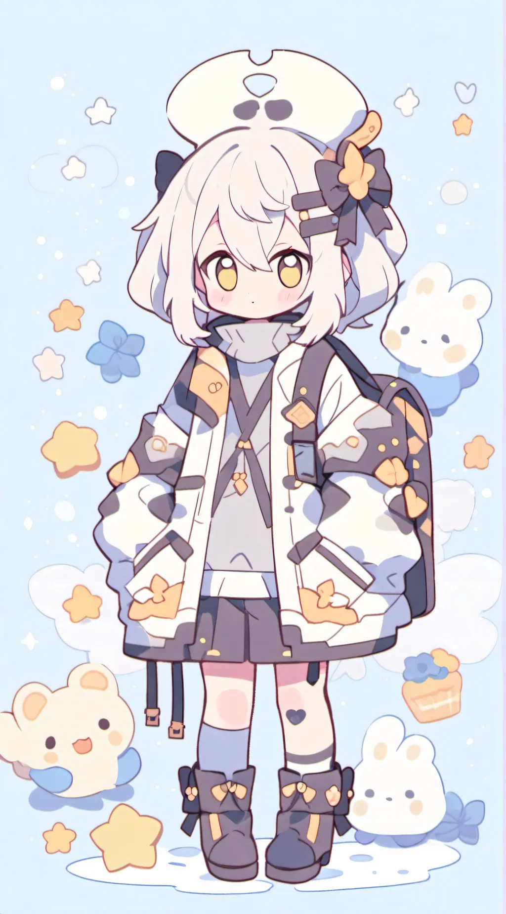 ai character: ghostbusters  background