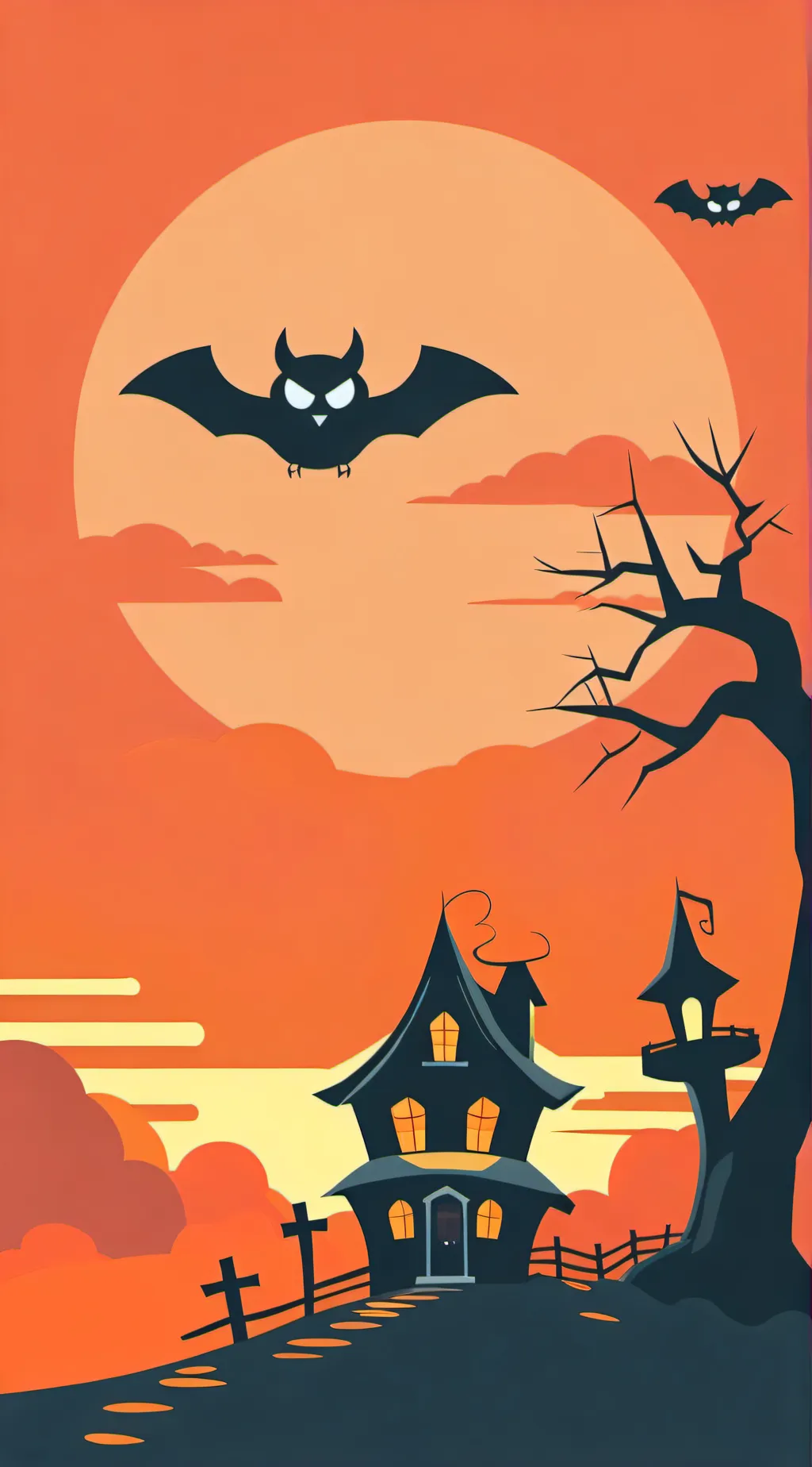 ai character: Happy Halloween! background