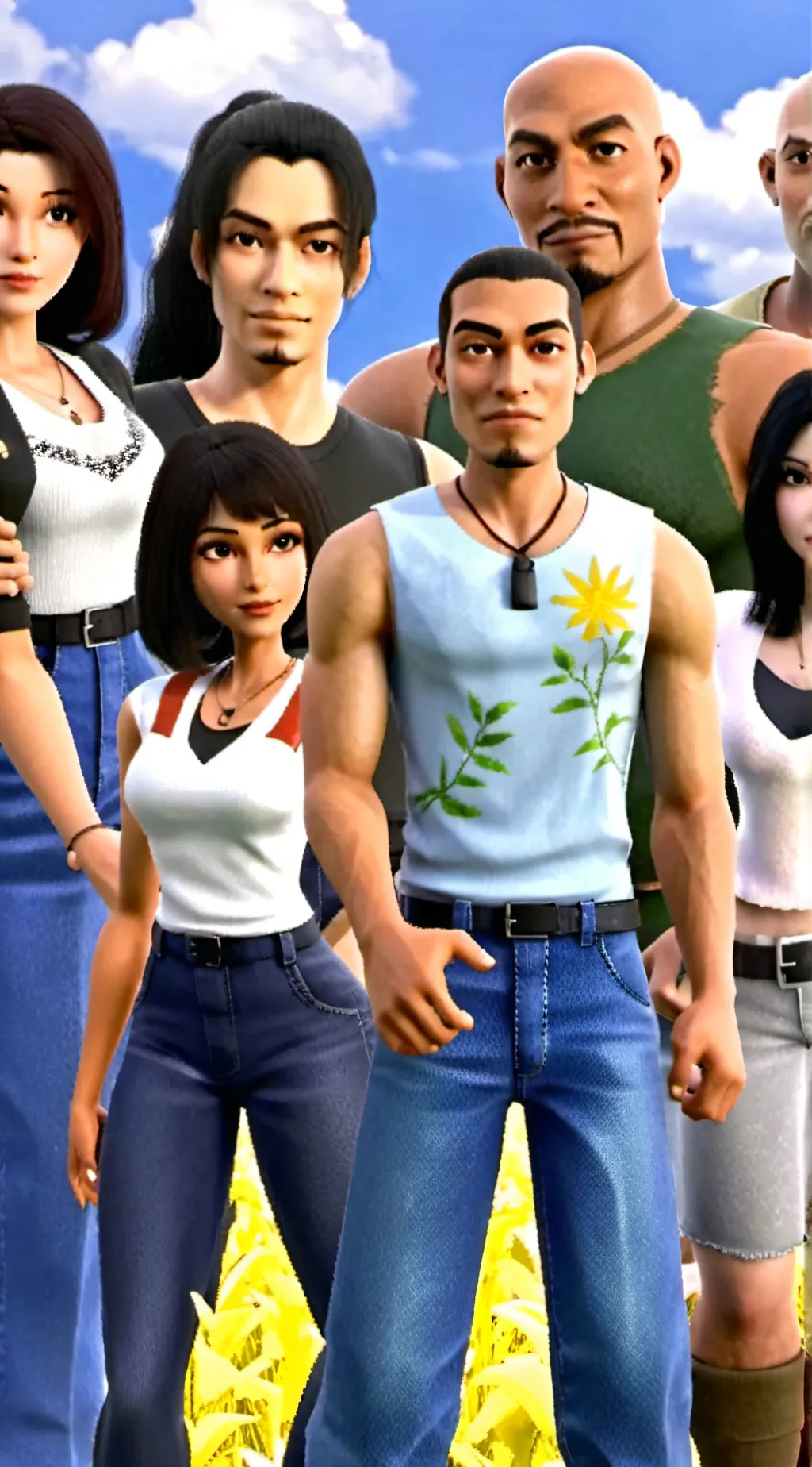 ai character: anniversary  background