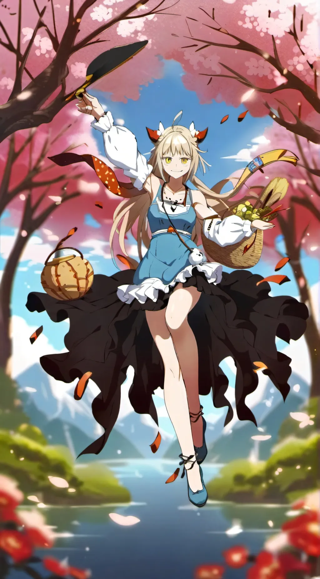 ai character: Toga  background