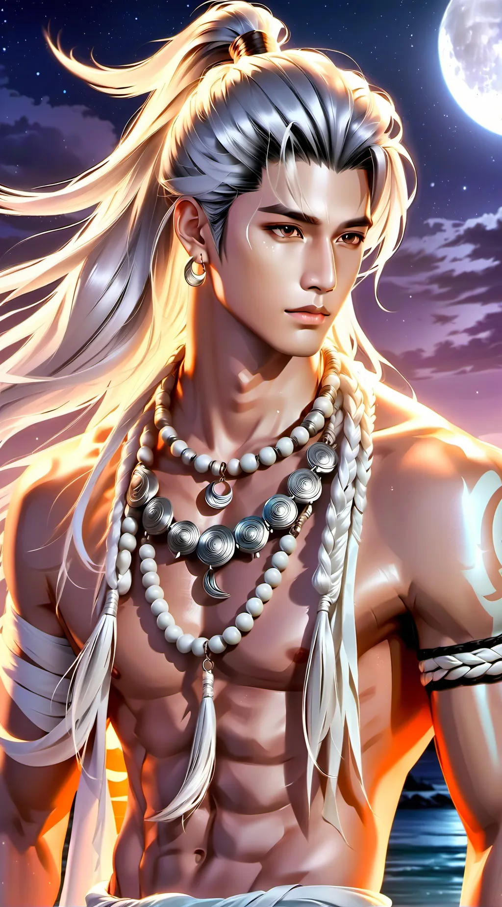 ai character: Bulan background