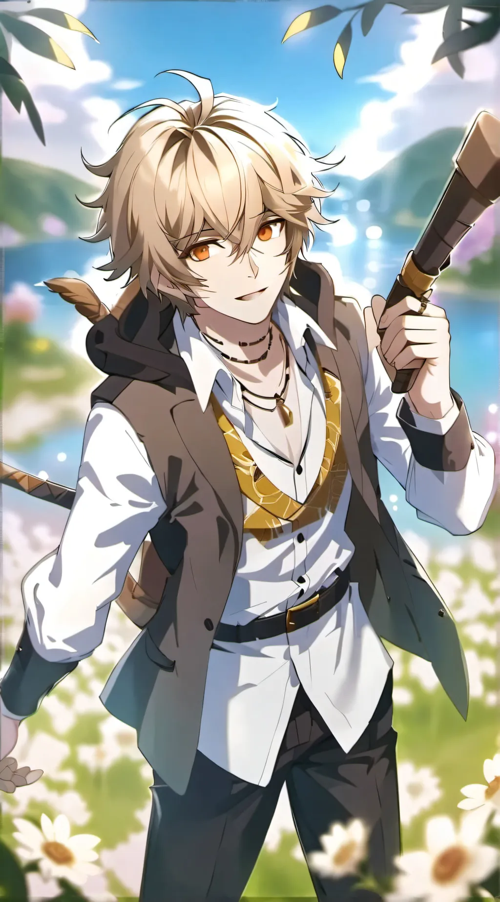 ai character: milo background