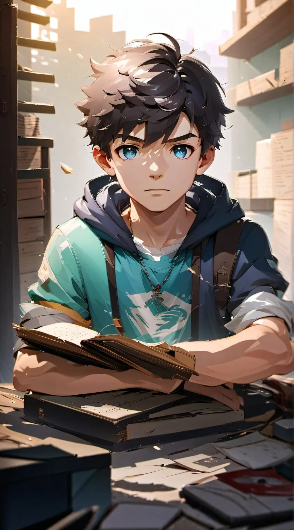 ai character: Max. background