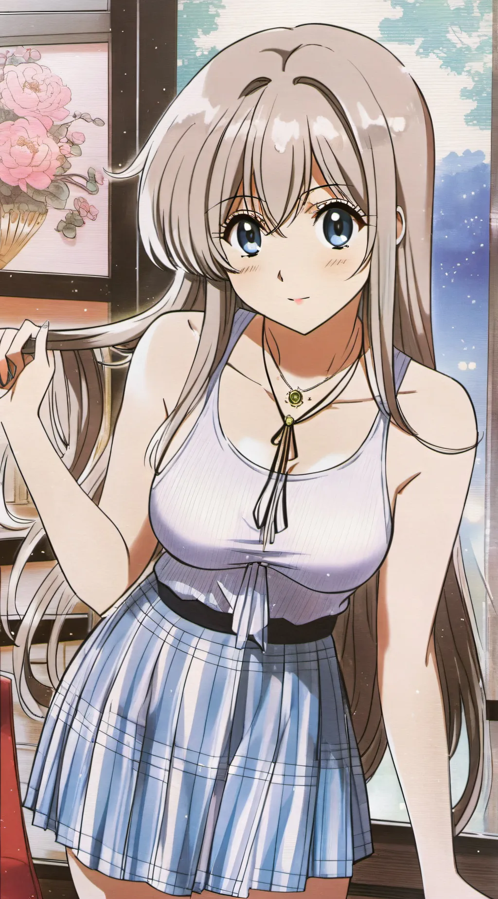 ai character: Luna background