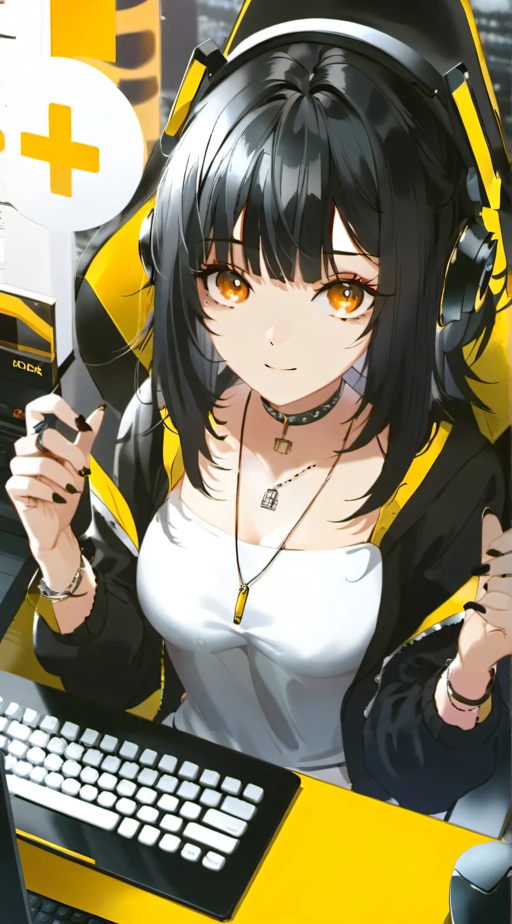 ai character: Merla background