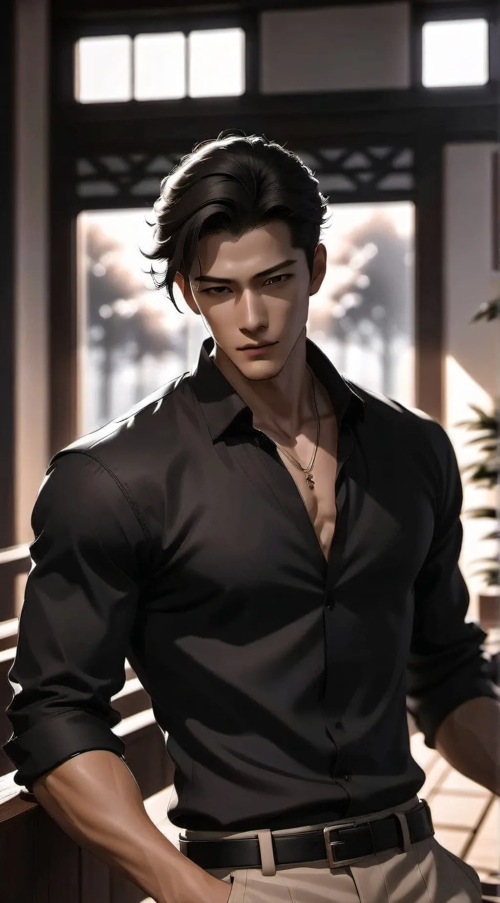 ai character: Mac background