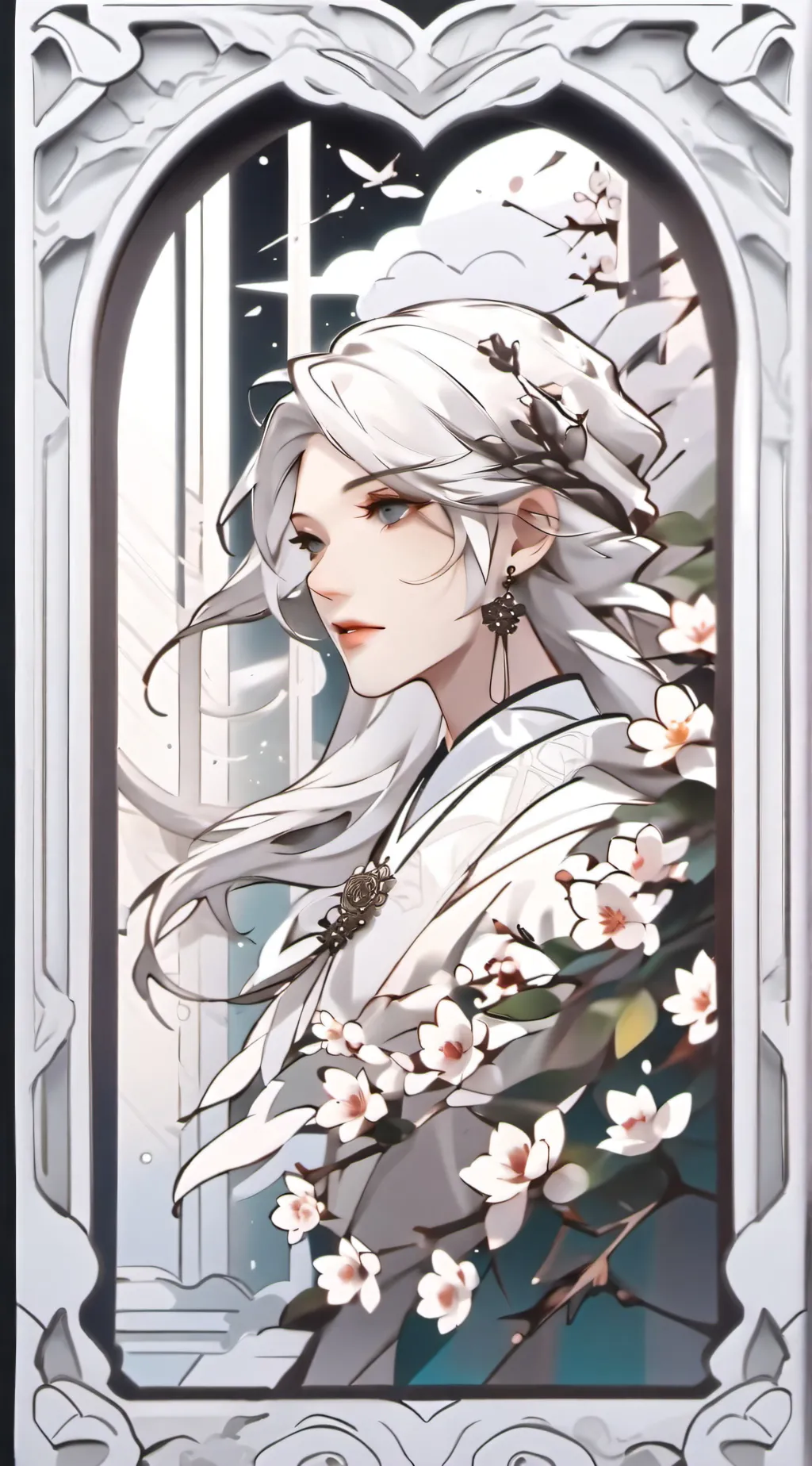 ai character: HH catnap joined  background