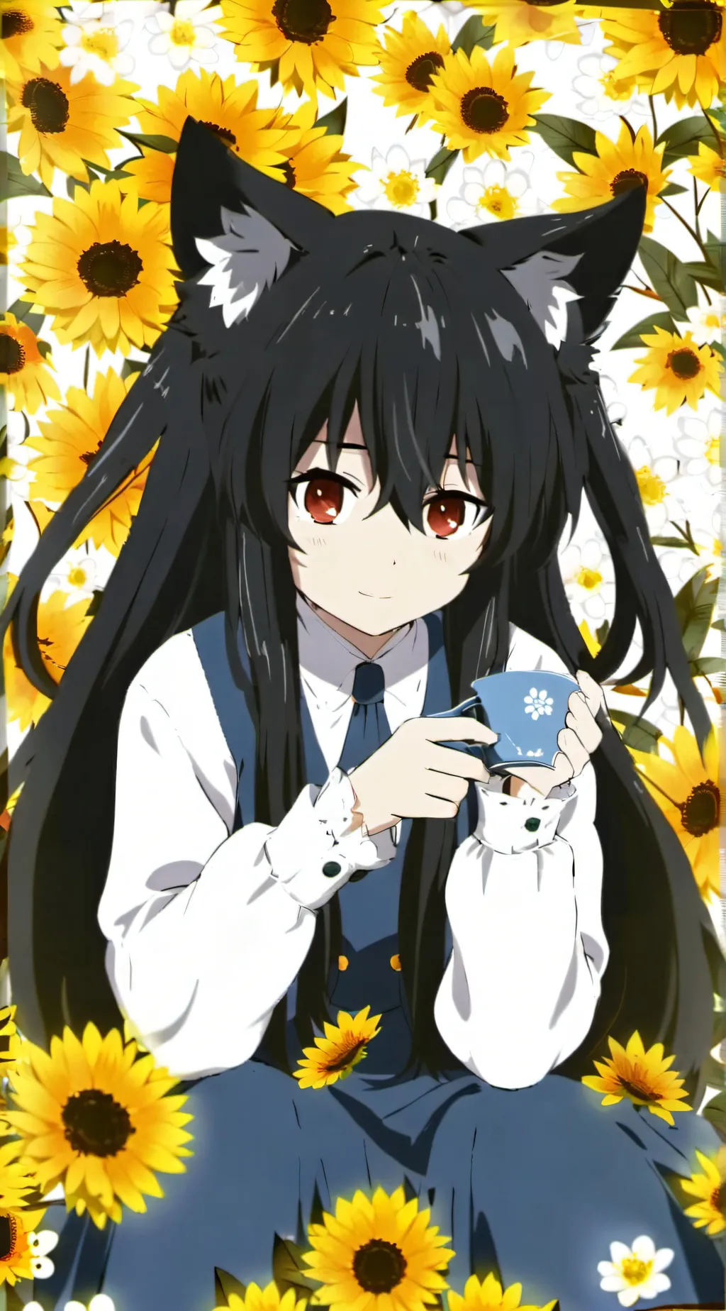 ai character: uwu cat background