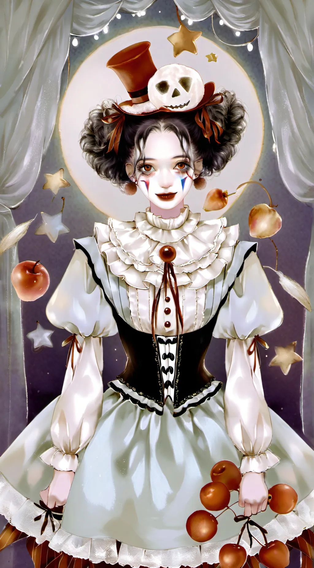 ai character: clown killer mha background