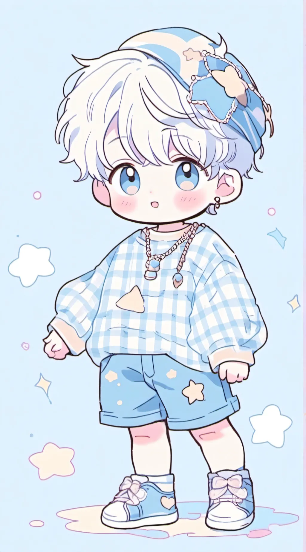 ai character: Leon background