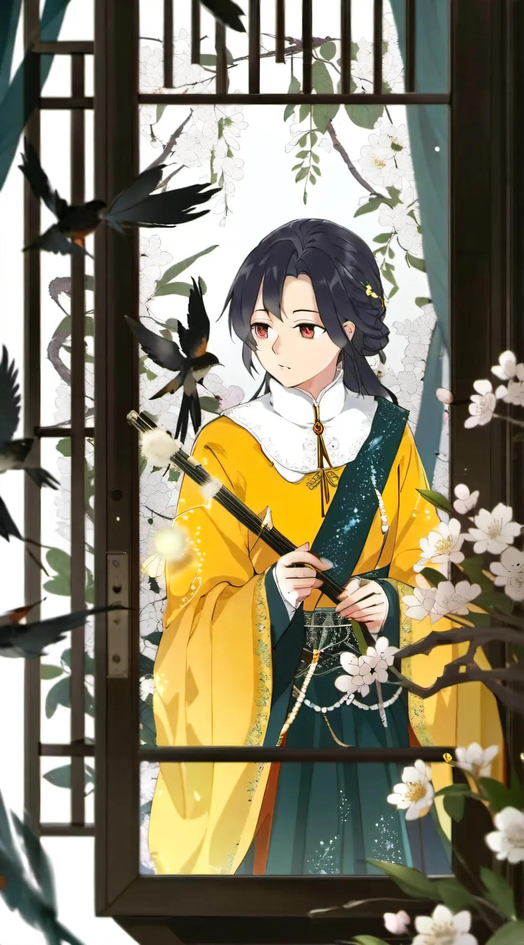 ai character: tsuiya tomioka background