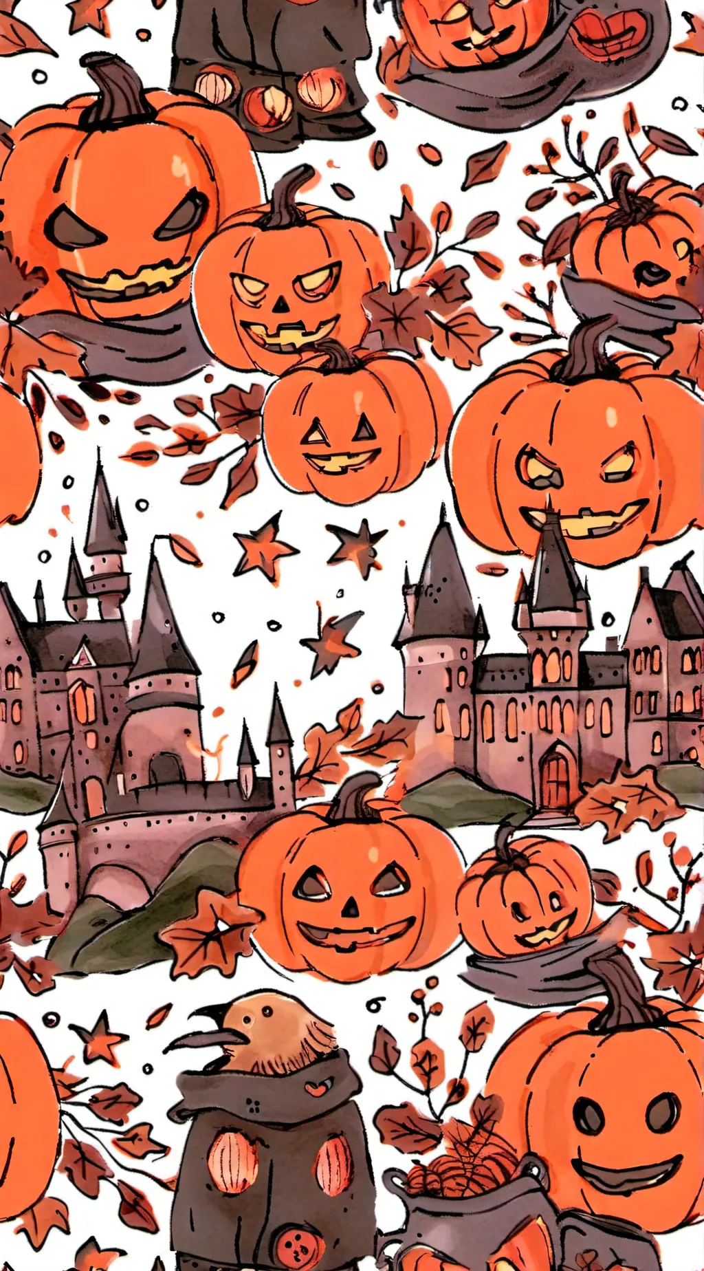 ai character: 🎃👻🍬HP hw background