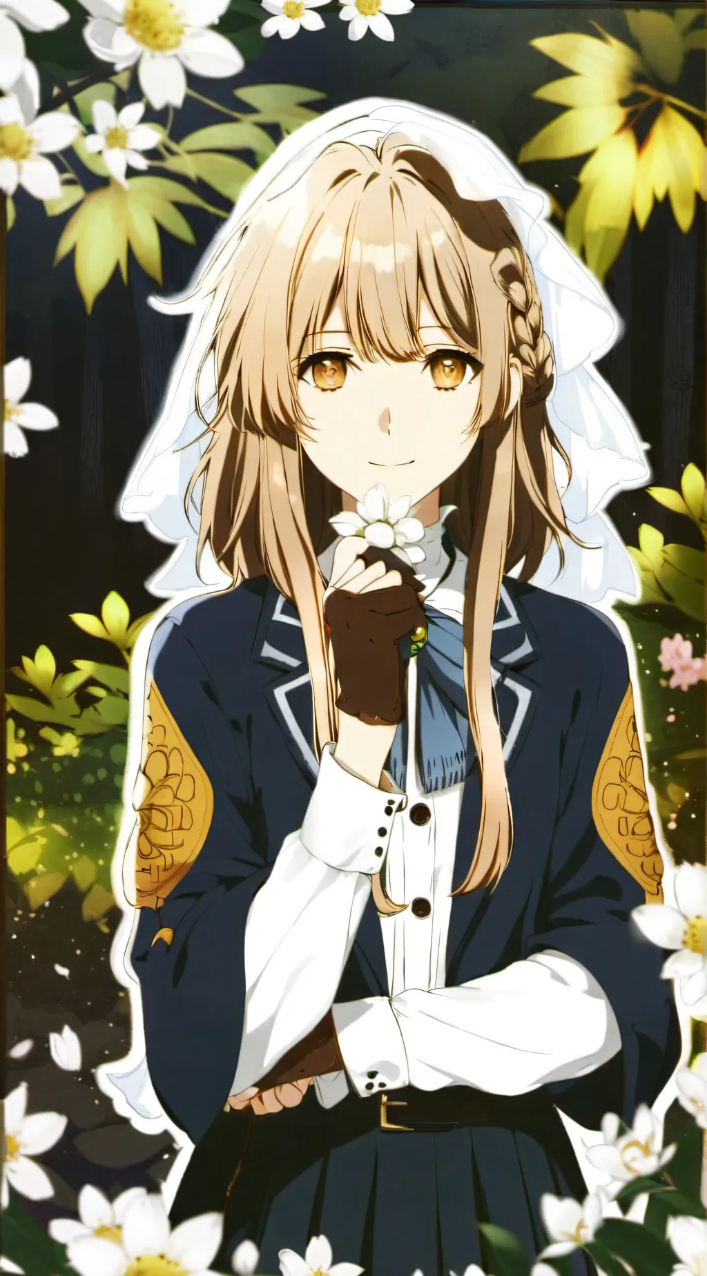 ai character: Umeri Hanakoda background