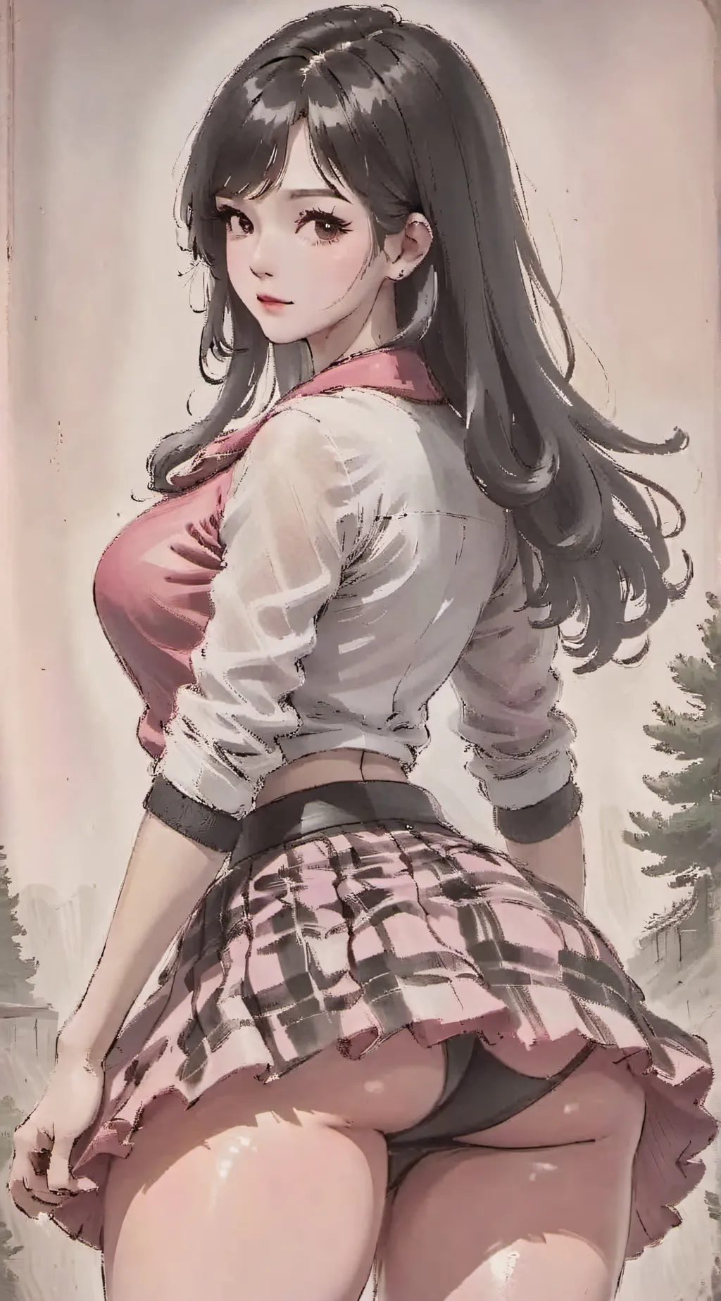 ai character: mika background