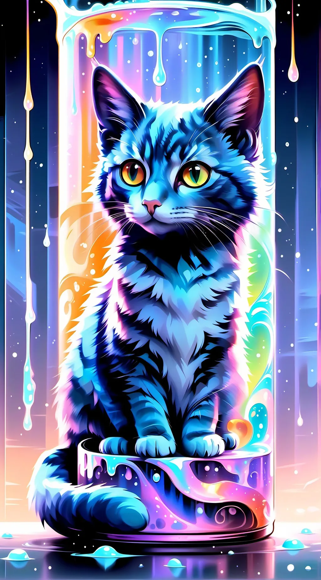 ai character: Misty background