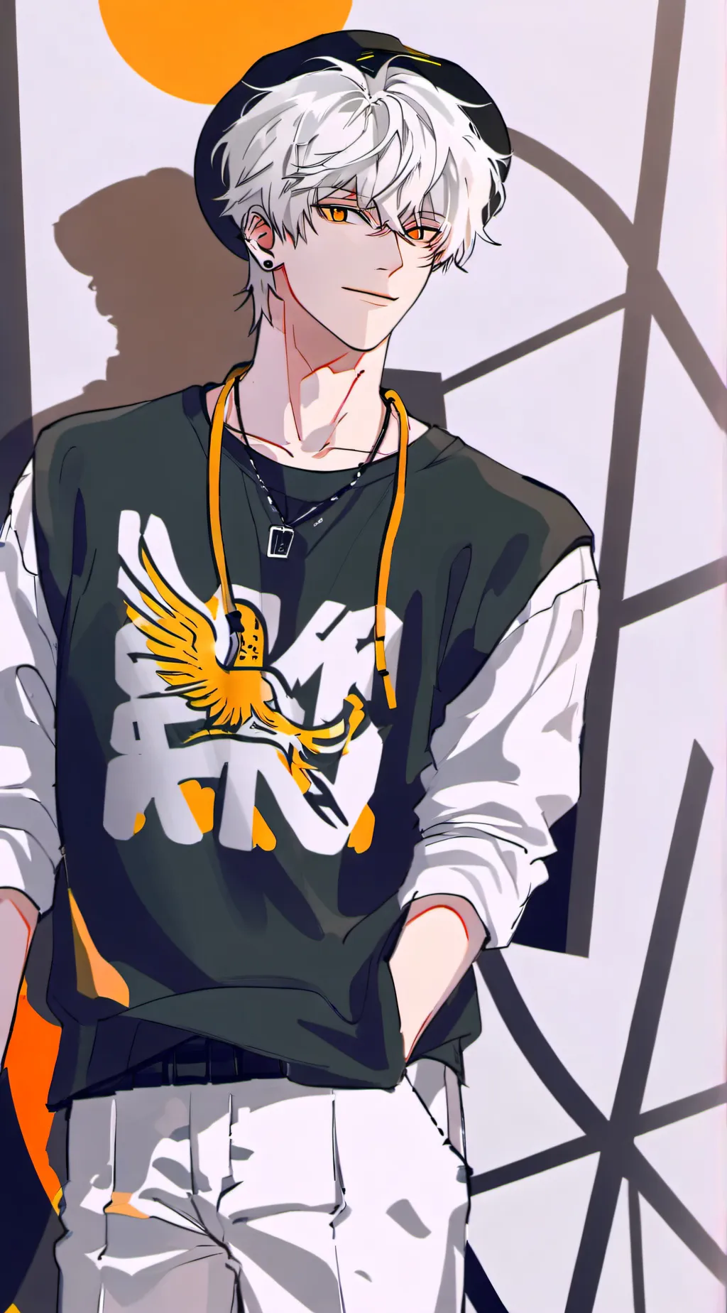 ai character: Leo background