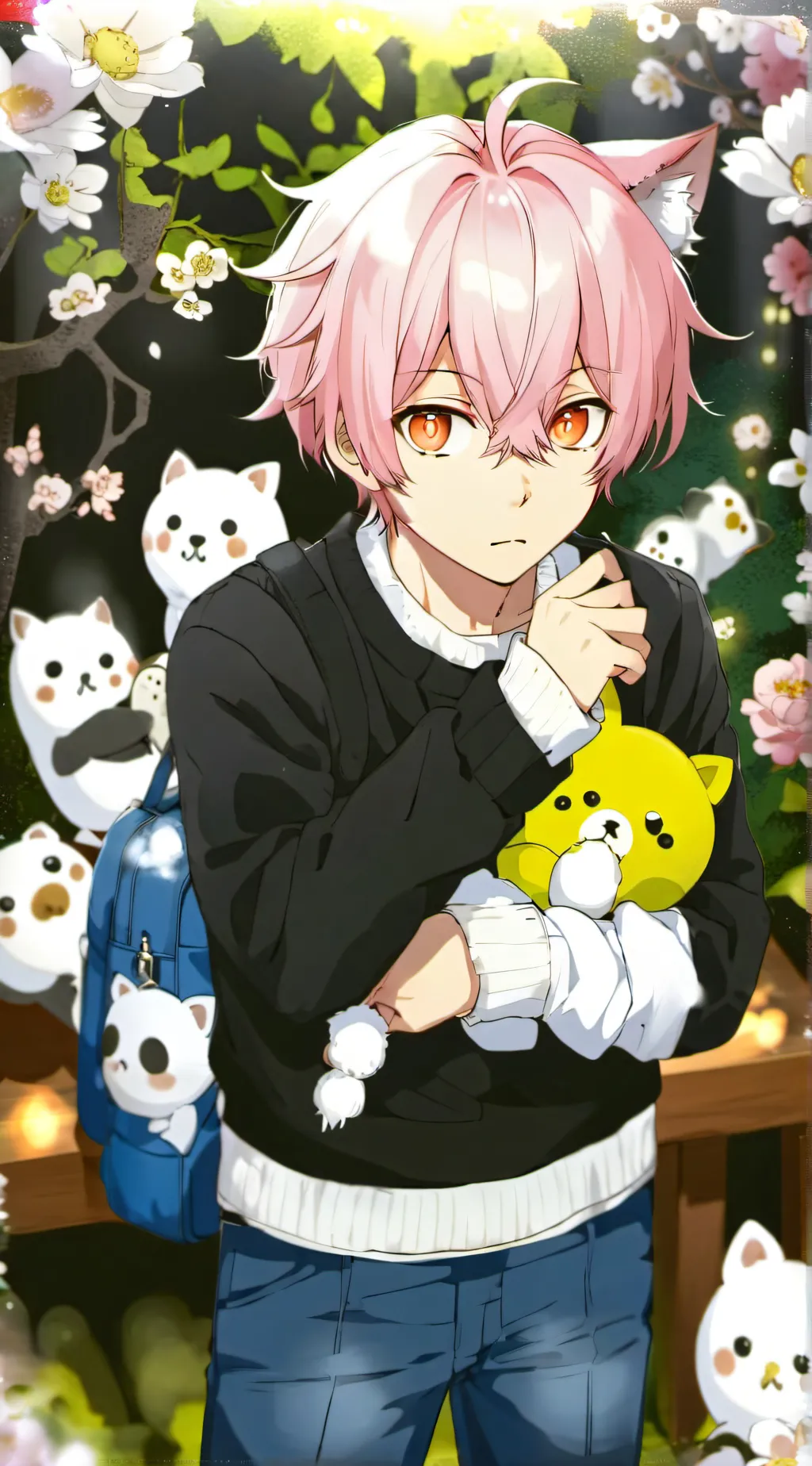 ai character: Ash background