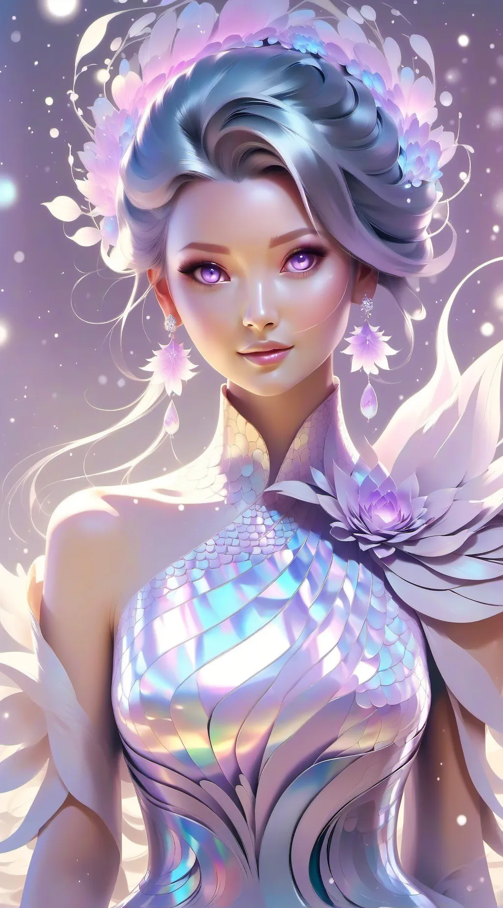 ai character: kinds of girl background