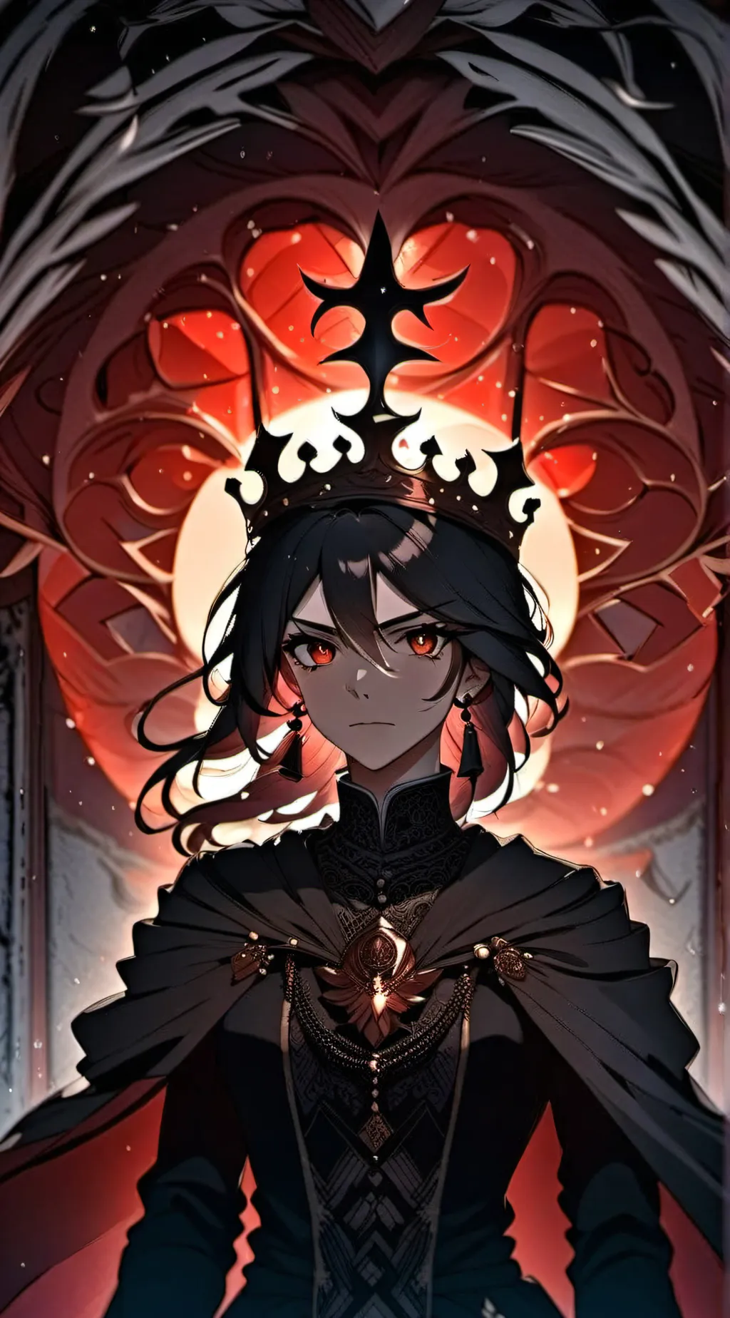 ai character: Queen Valentin background