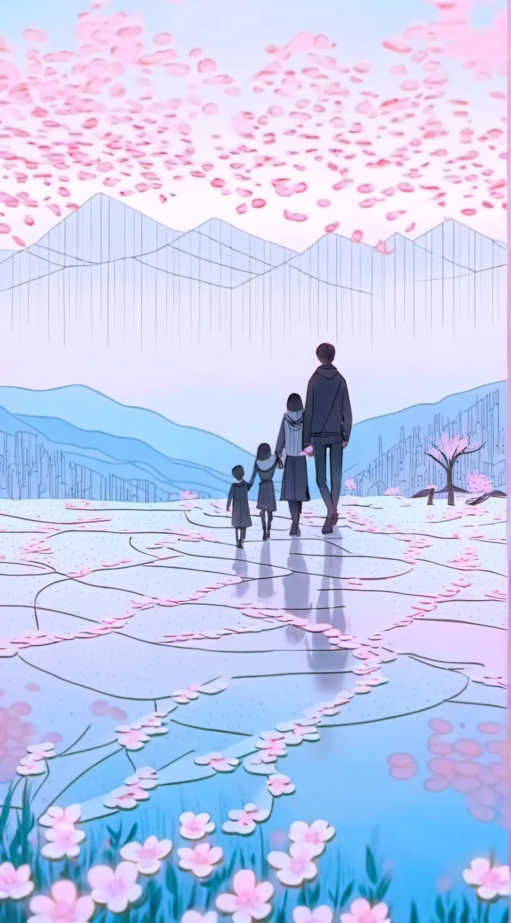 ai character: KNY fans background