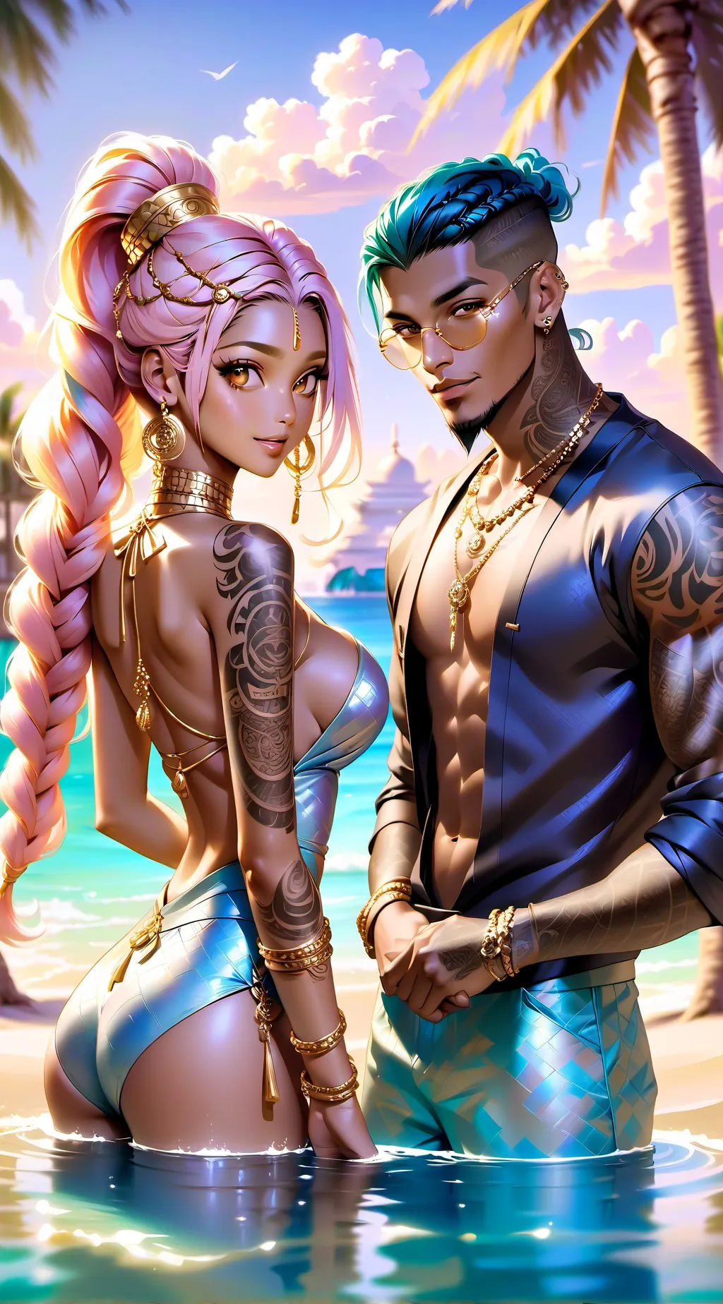 ai character: Vincent Arvata  background