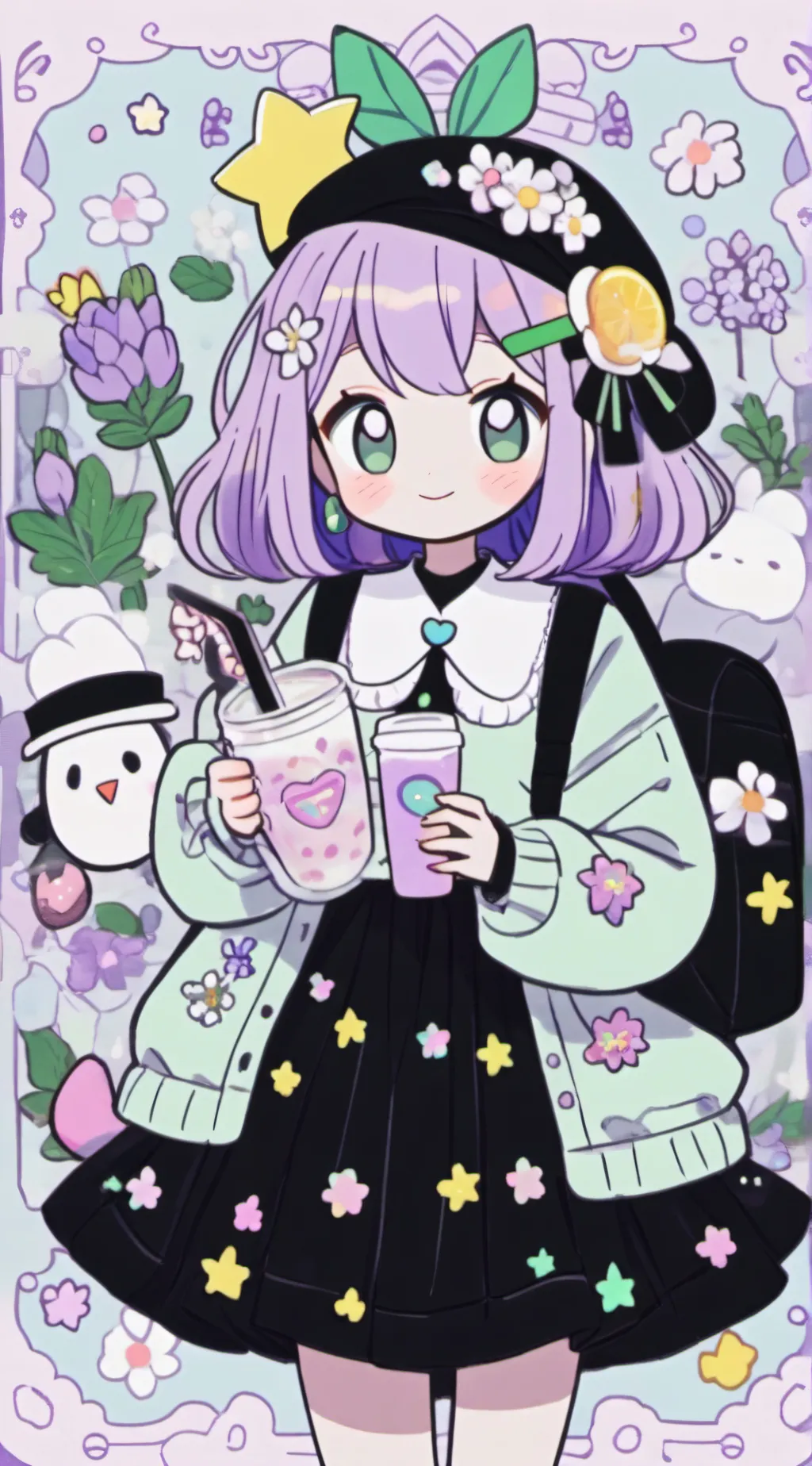 ai character: miku background