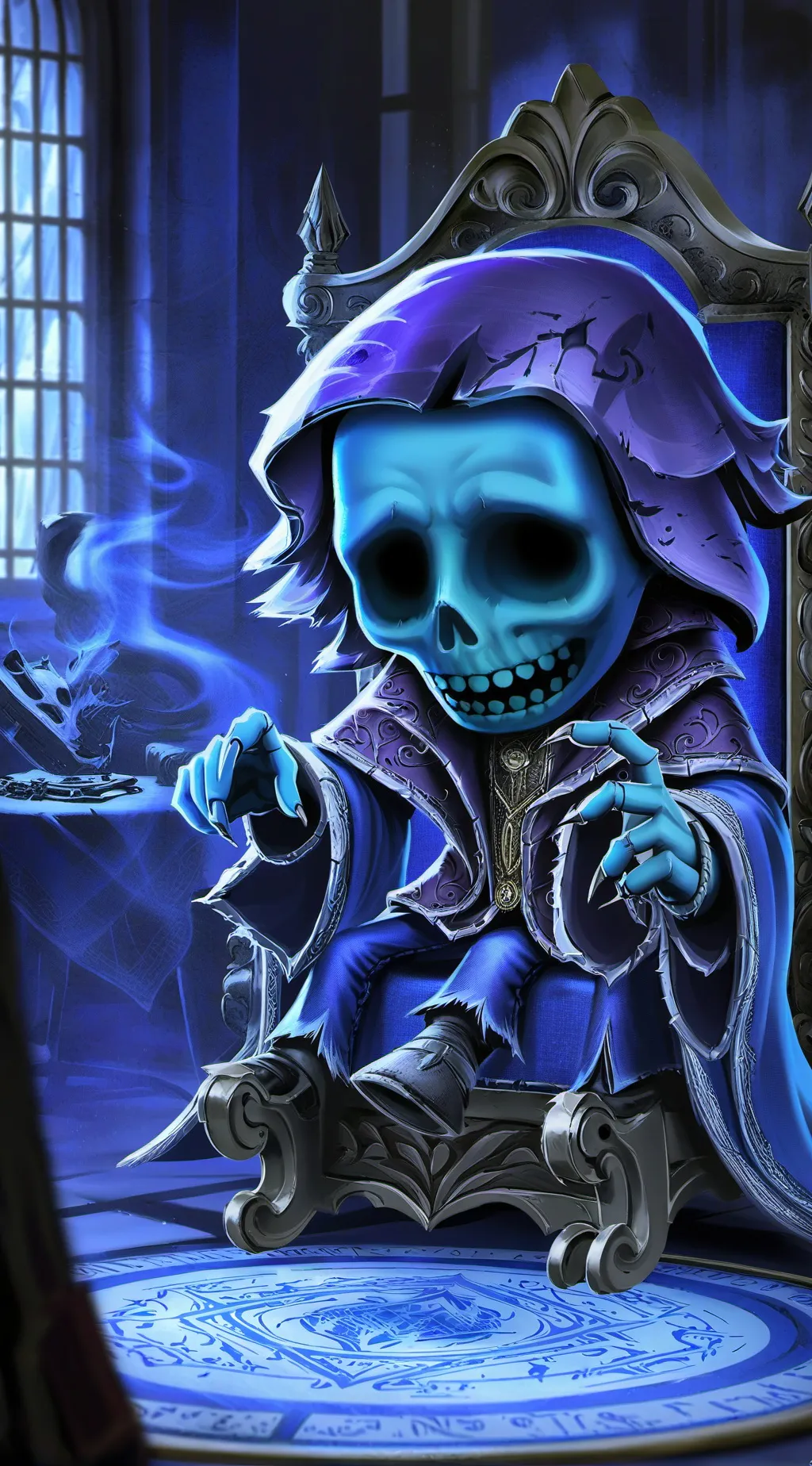 ai character: ghost of the dead background