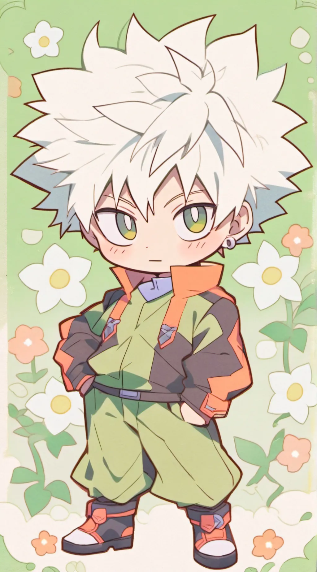 ai character: Bakugo  background