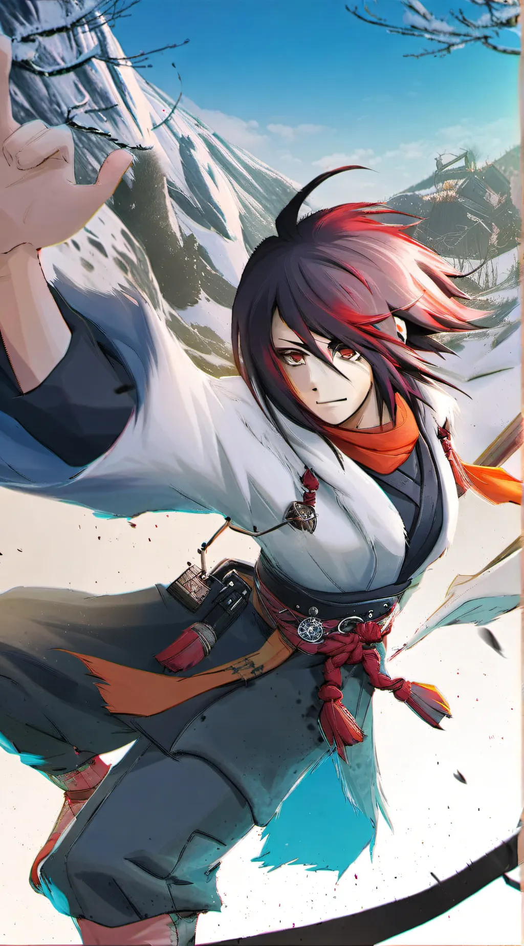 ai character: tokyo ghoul  background