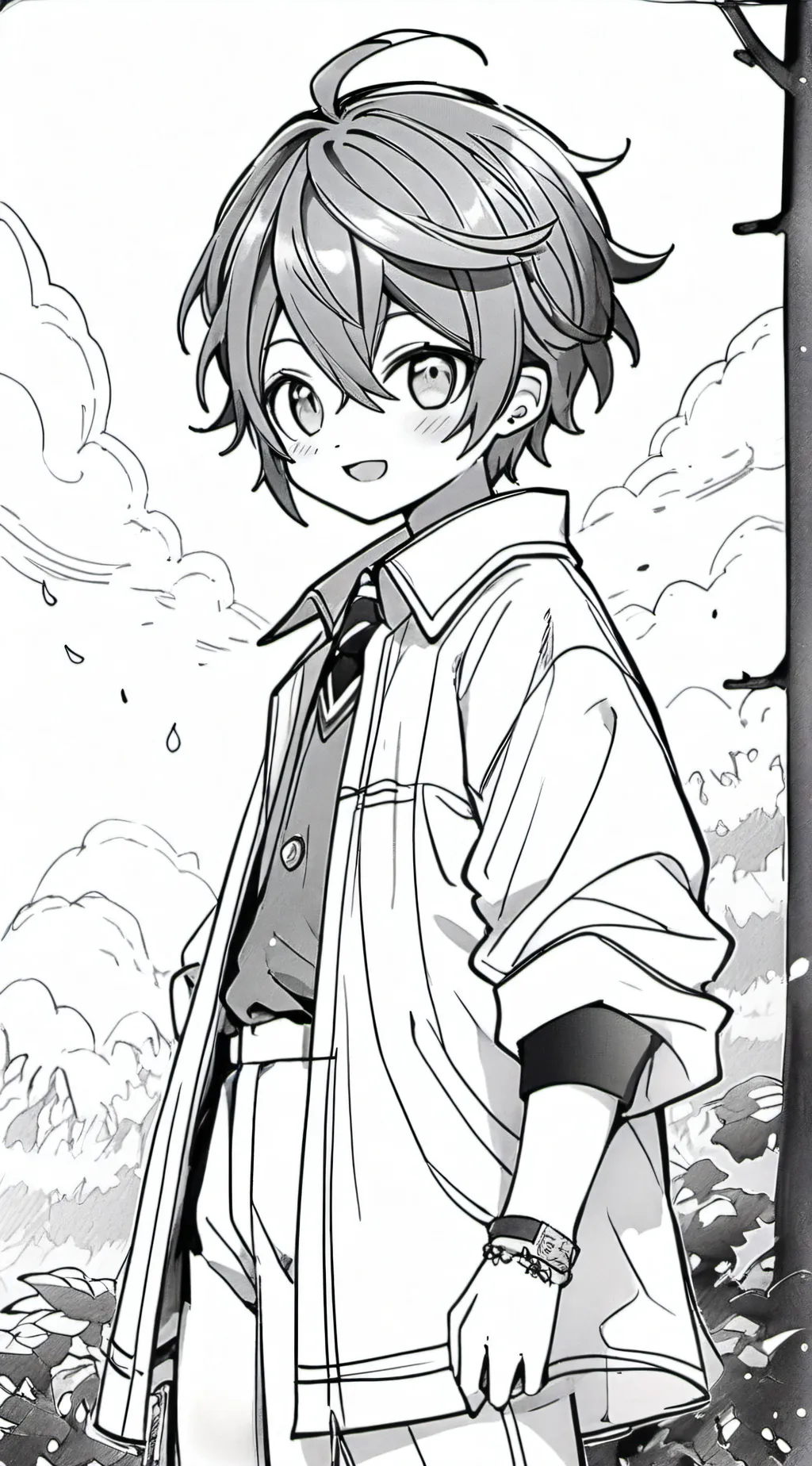 ai character: Theo background