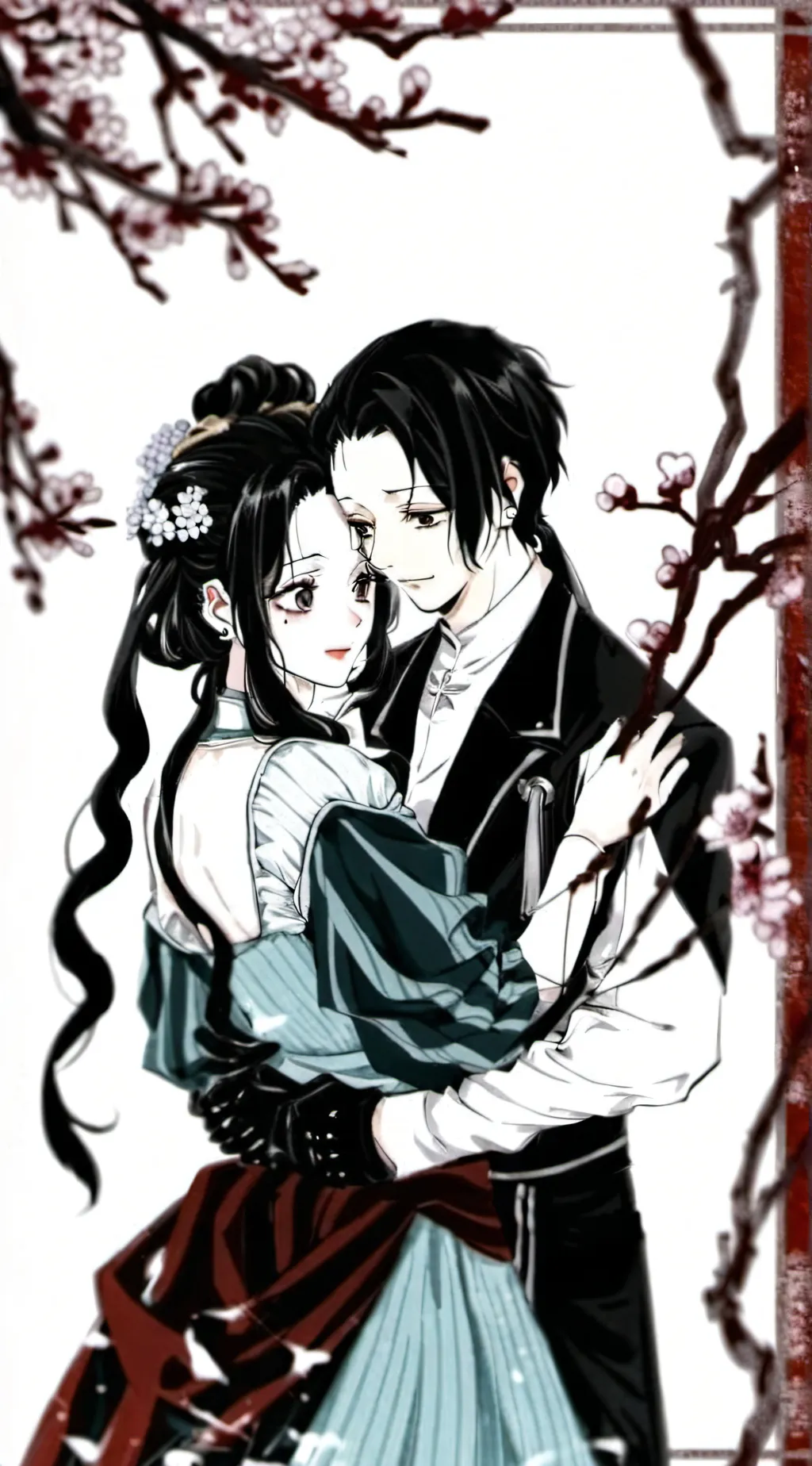 ai character: shinobu x tanjiro background