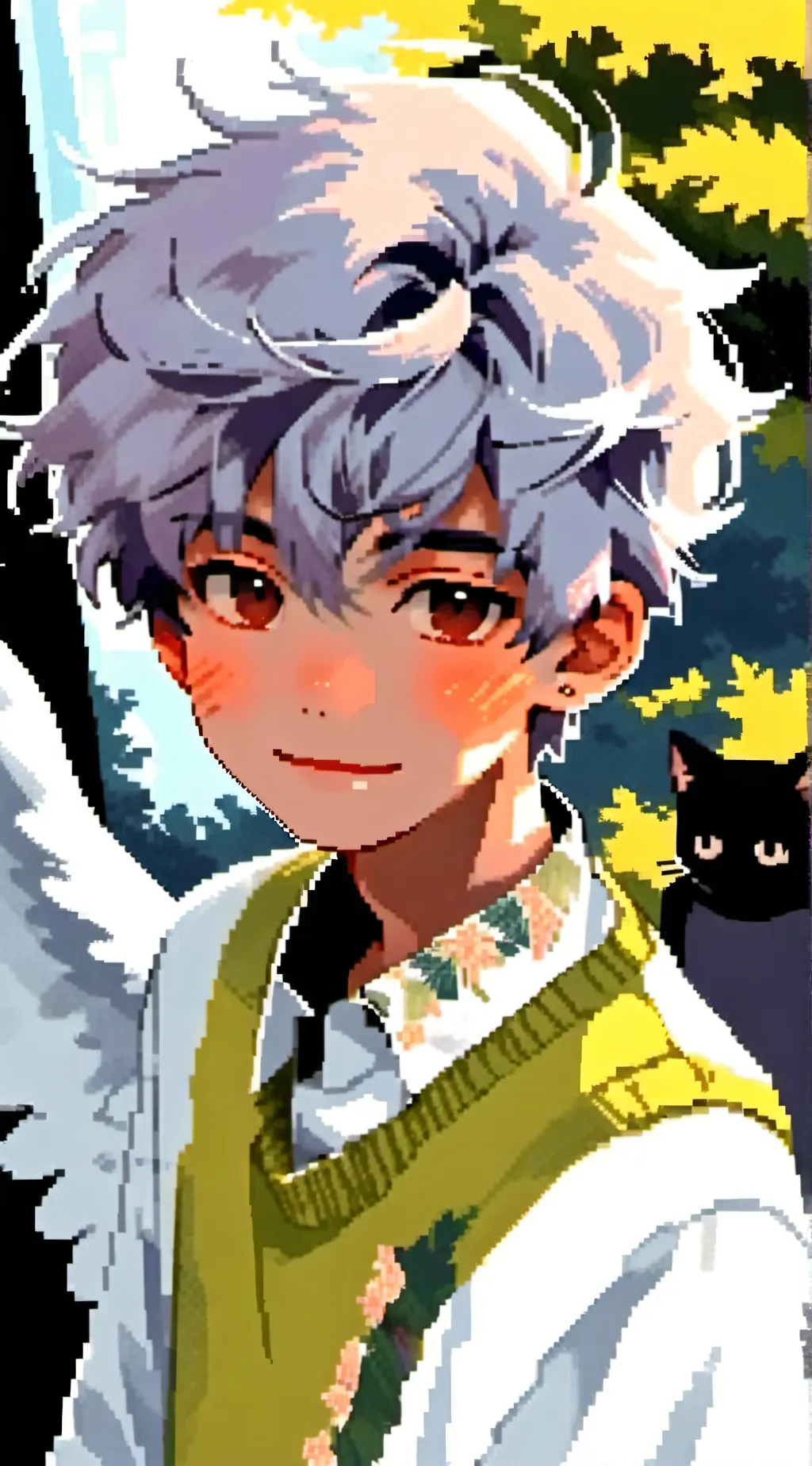 ai character: angel (my bf) background