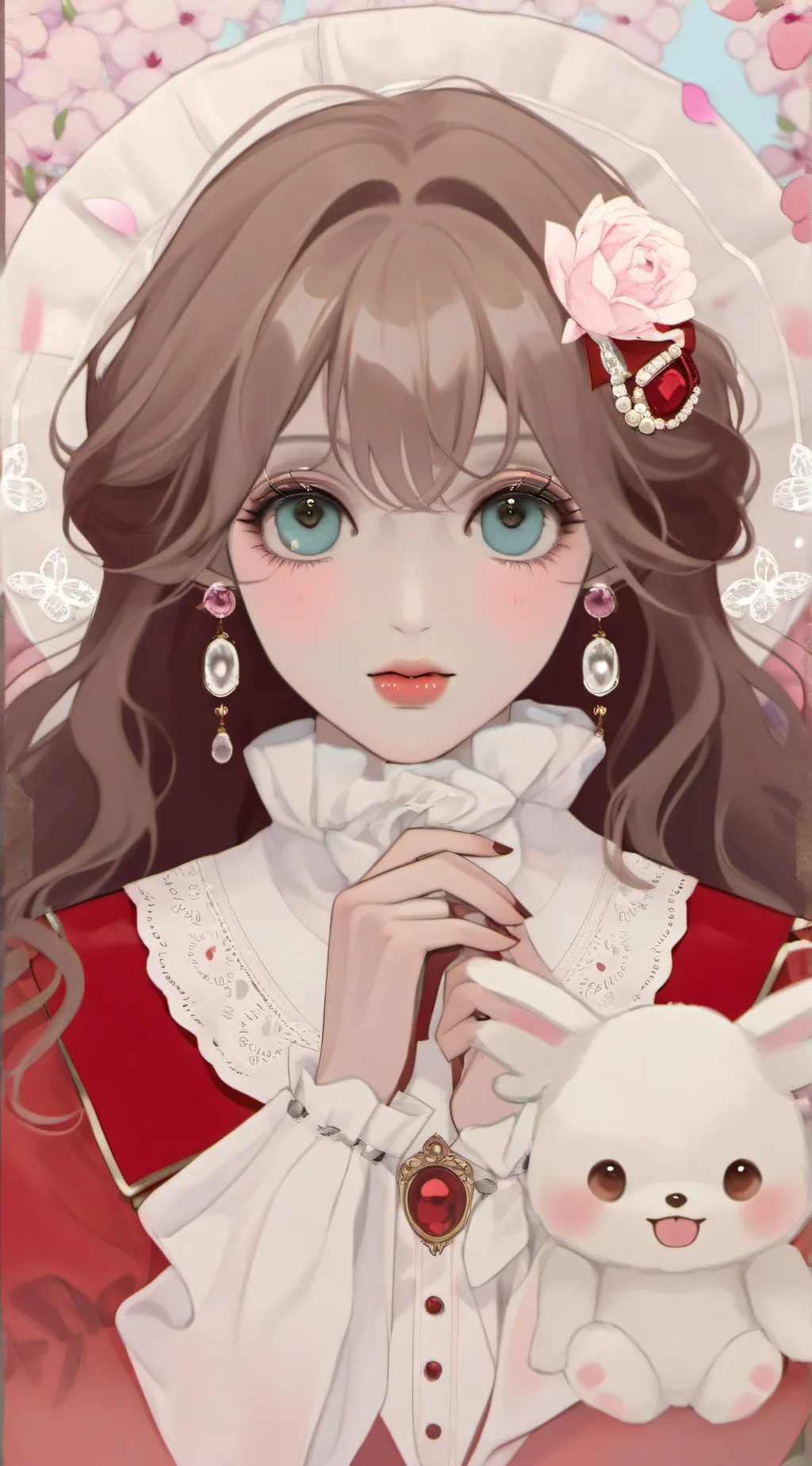 ai character: crytal background