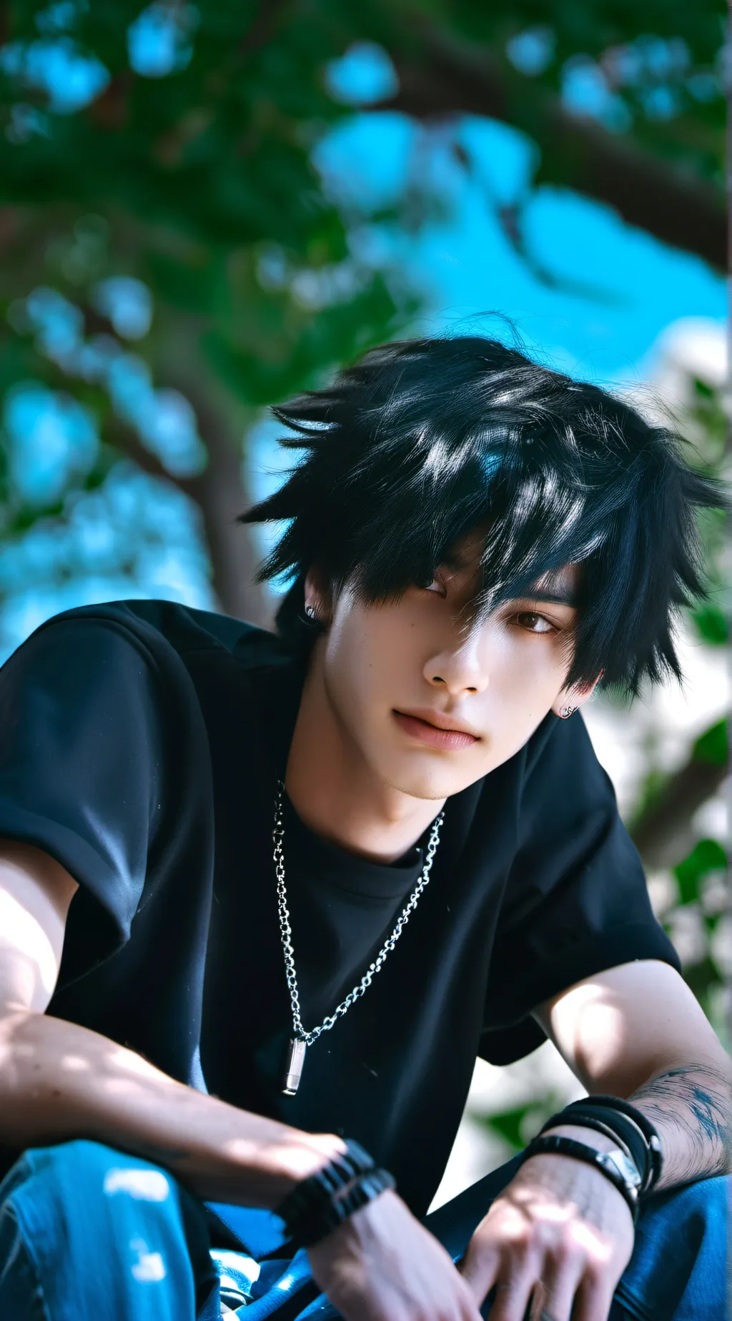 ai character: Evan background