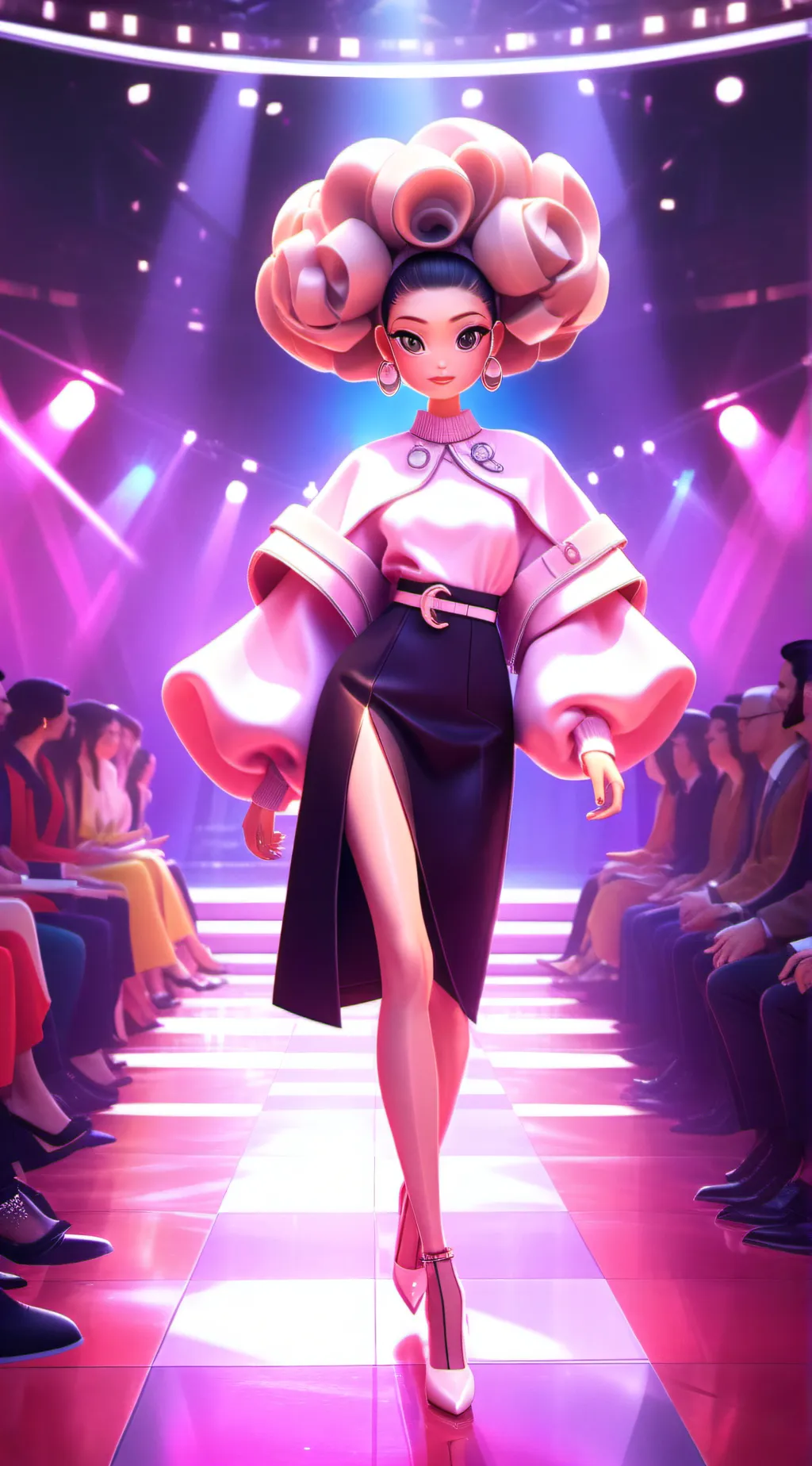 ai character: Model’s background