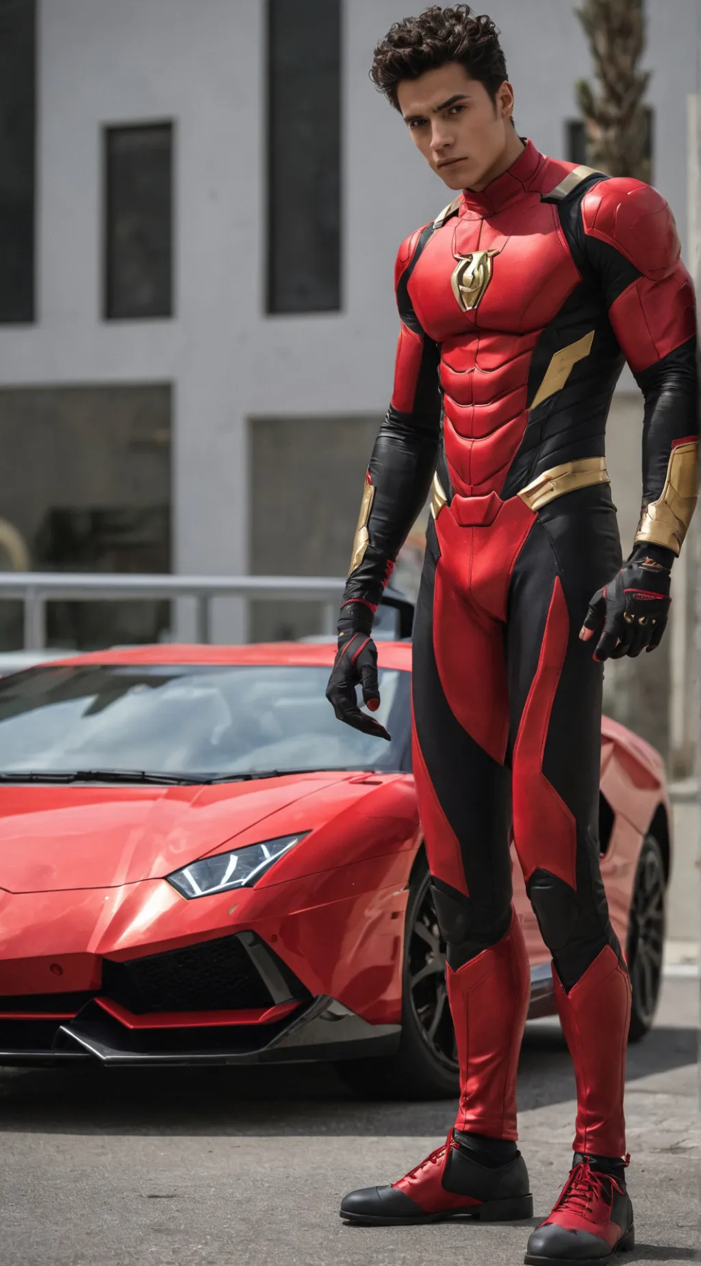 ai character: Lamboman background