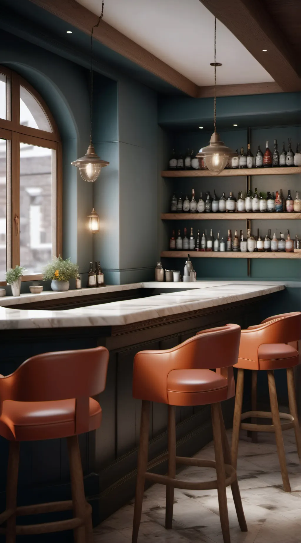 ai character: Karaoke Bar MHA background