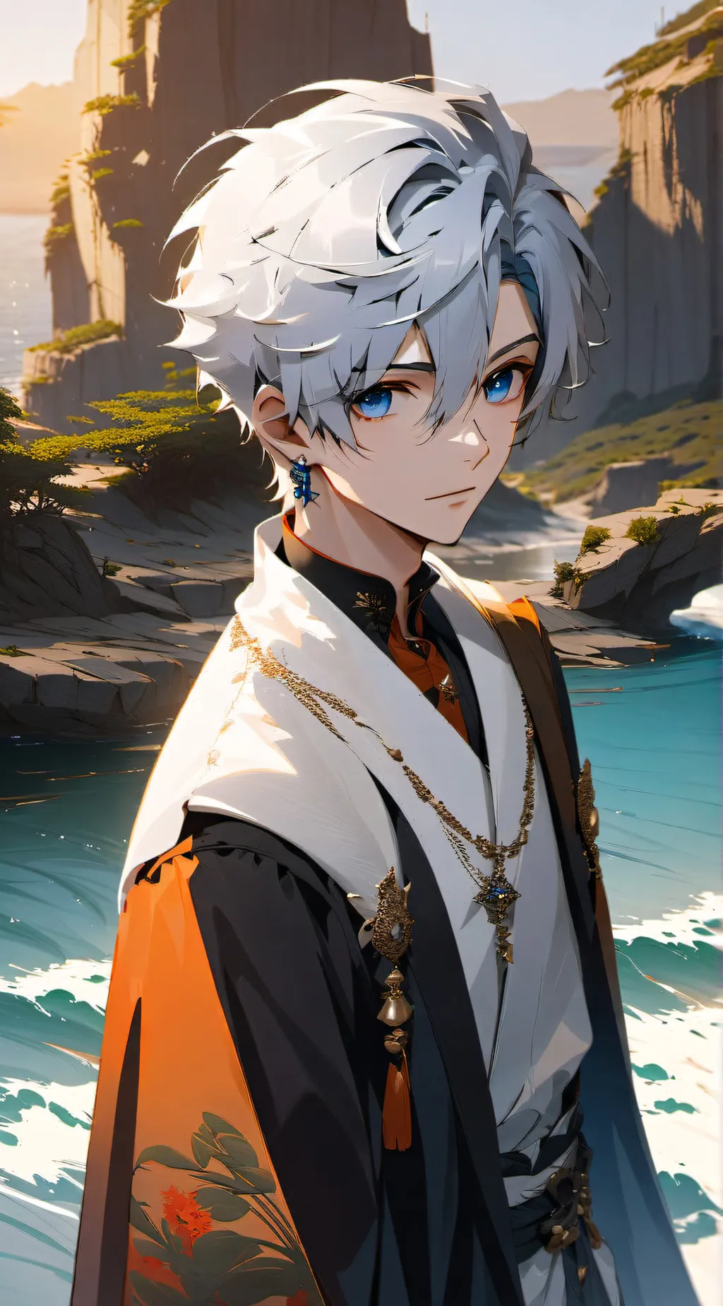 ai character: Lucas  background