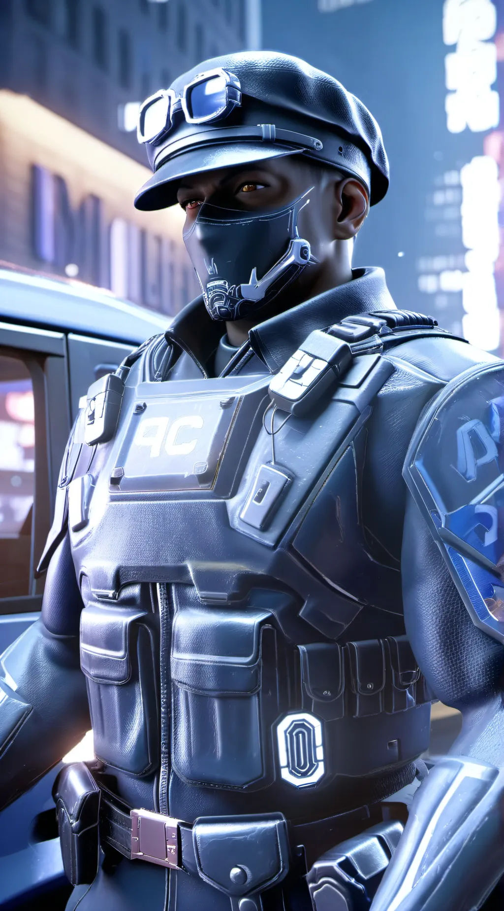 Talkie AI - Chat with Cyberpunk Police