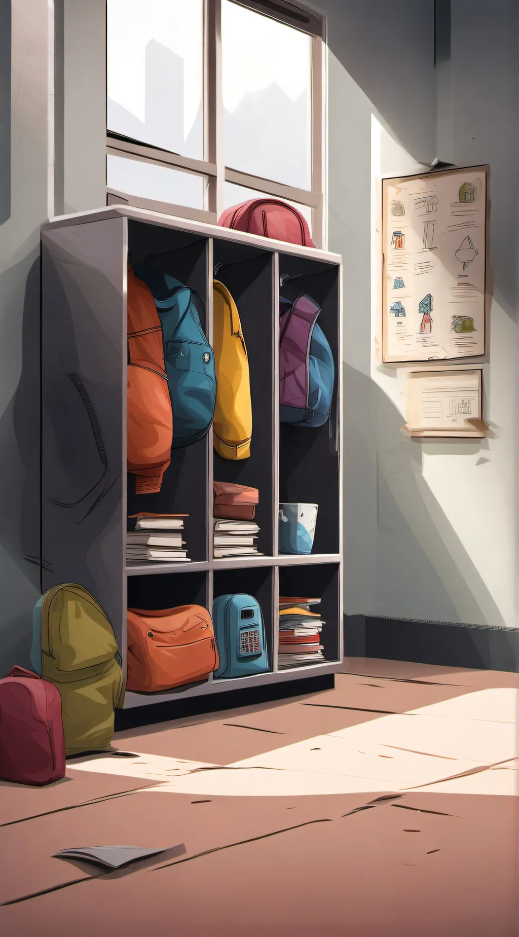 ai character: FPE SLEEPOVER  background