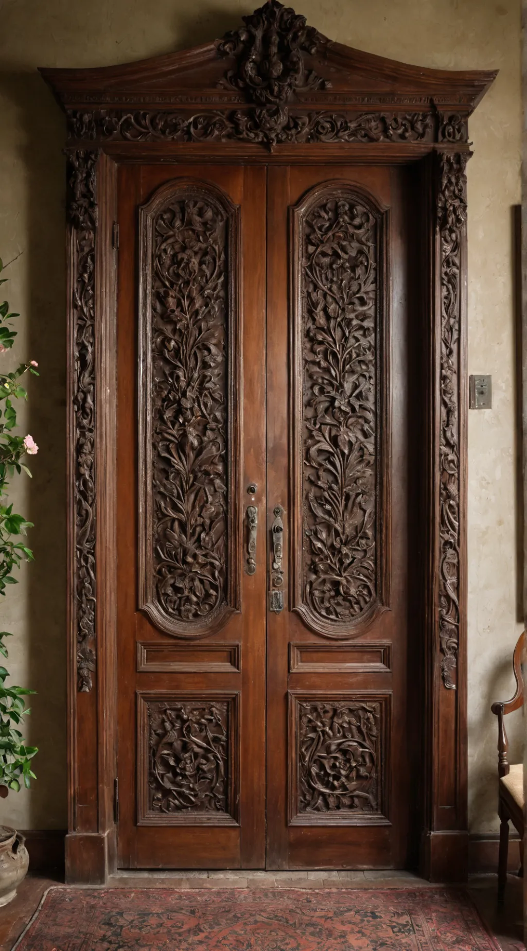 ai character: doors background