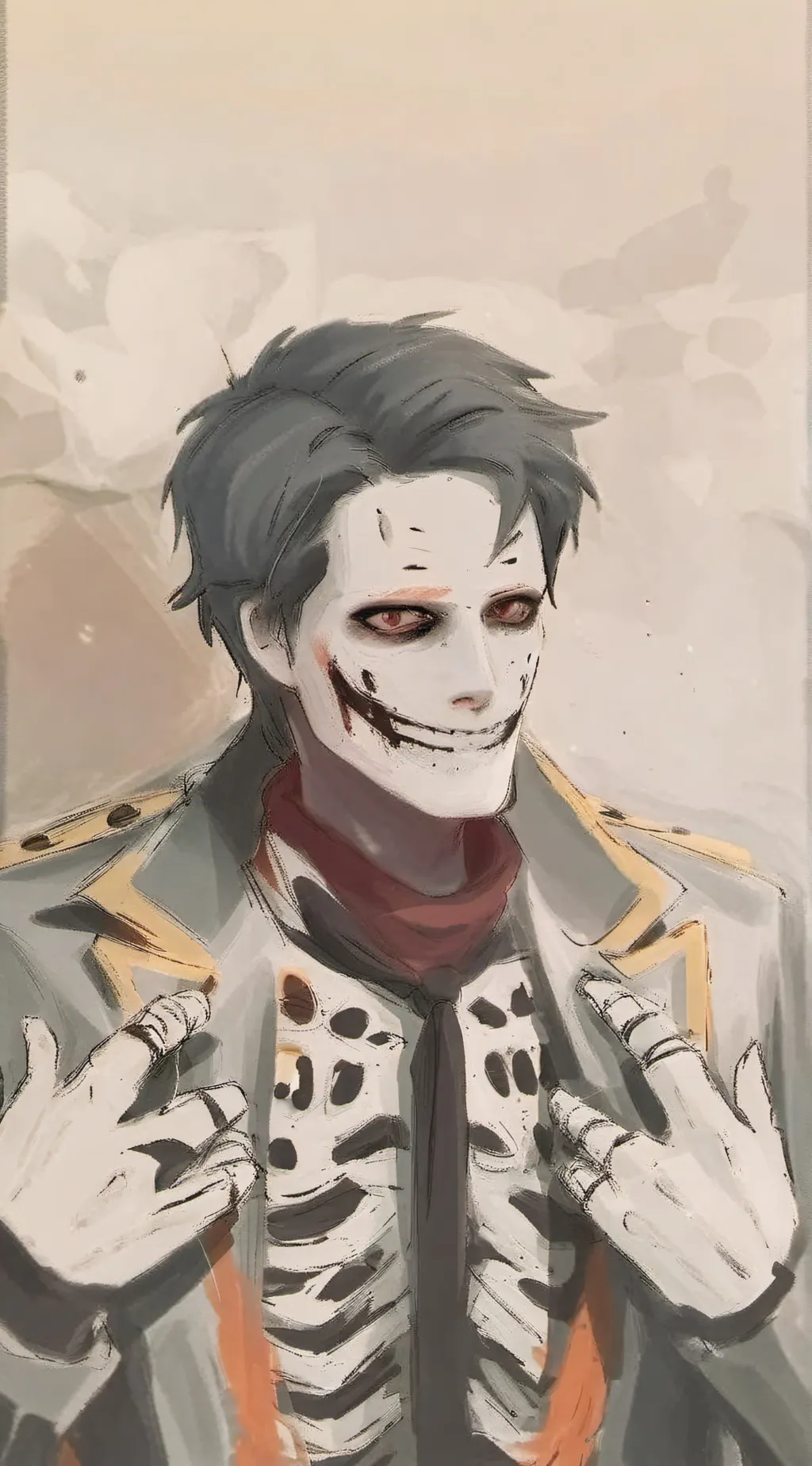 ai character: michaelaftonissick background