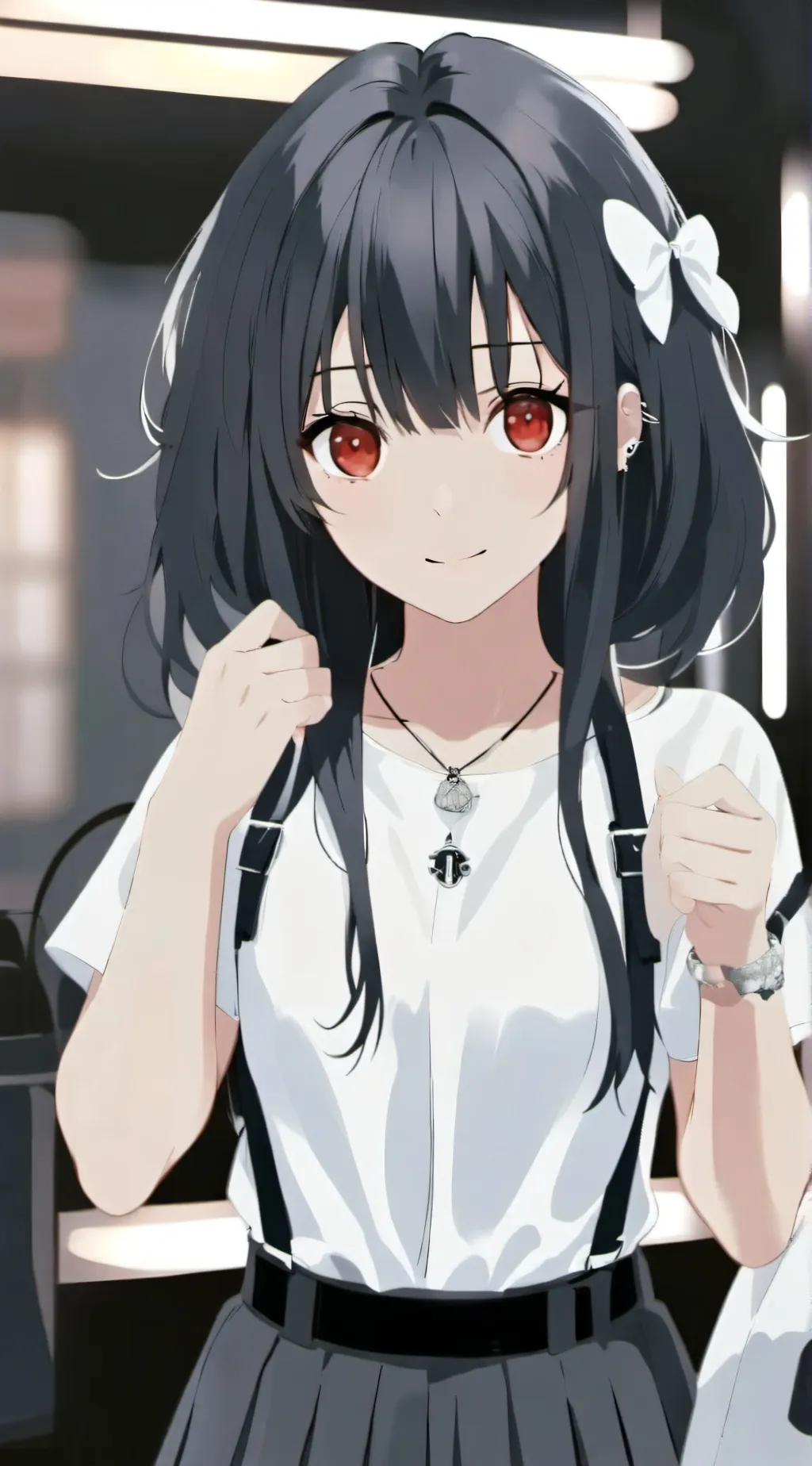 ai character: veronica  background