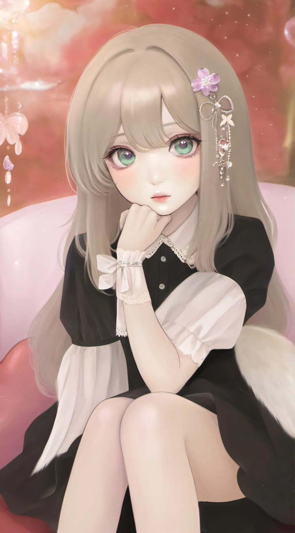 ai character: Luna background