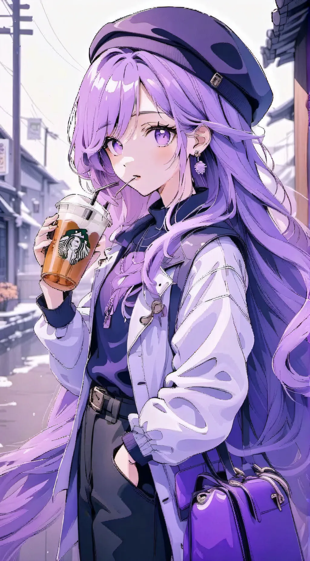 ai character: Poplar girl background