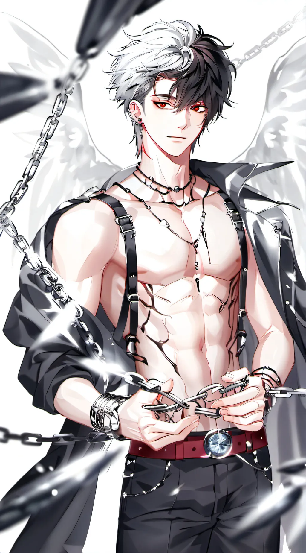 ai character: Damien background