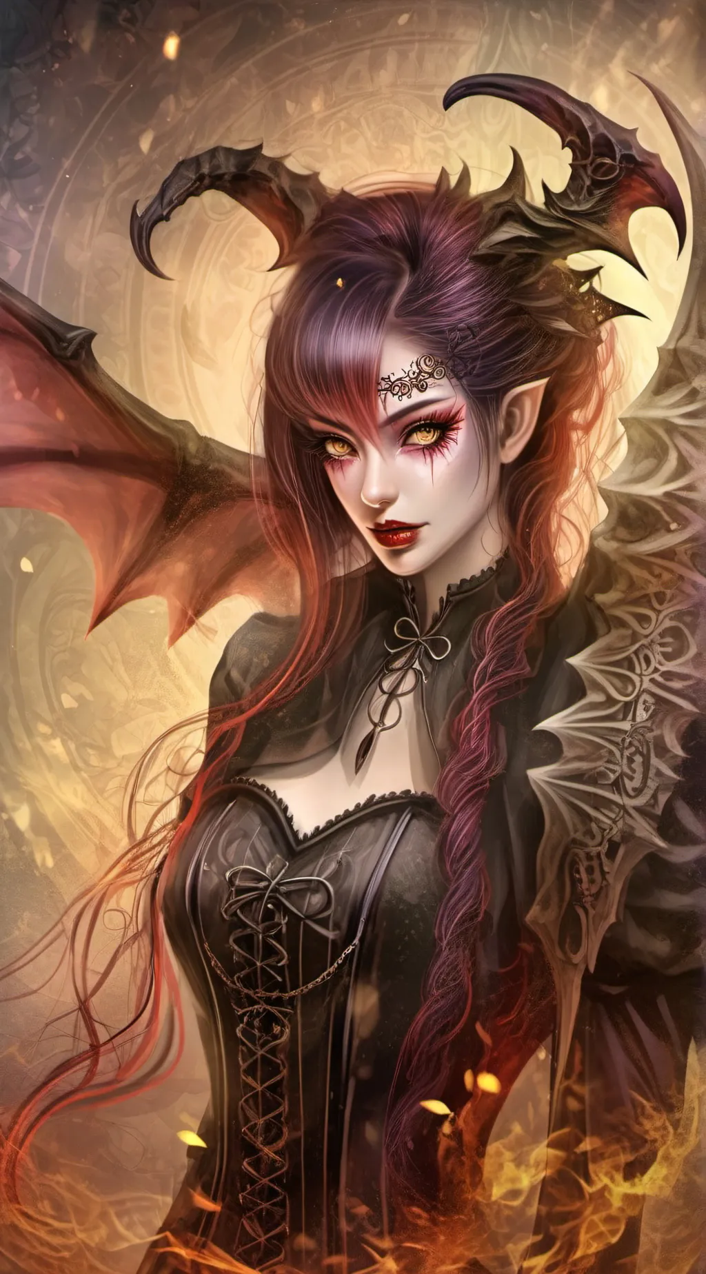 ai character: Nirvana background