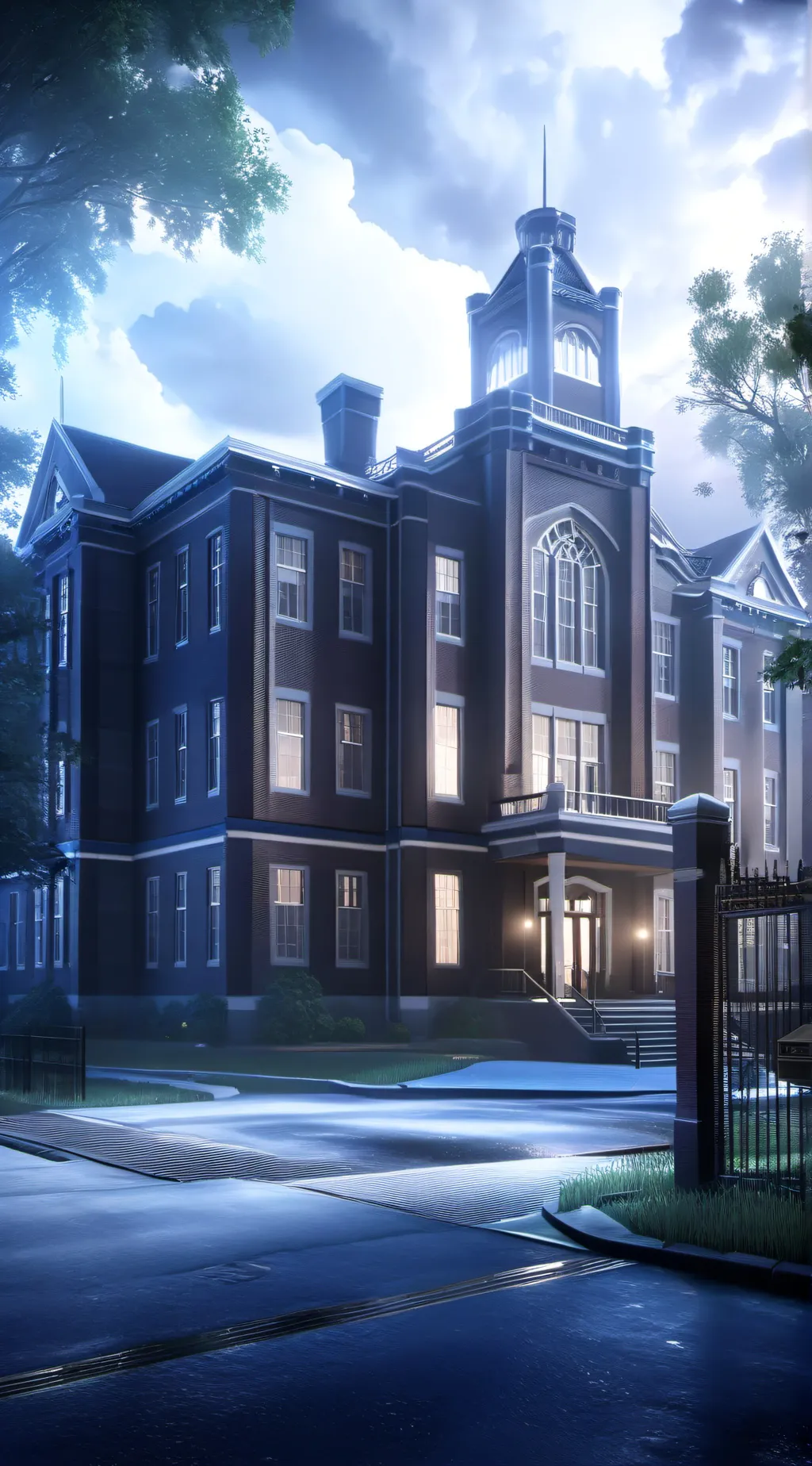 ai character: riverdale high background