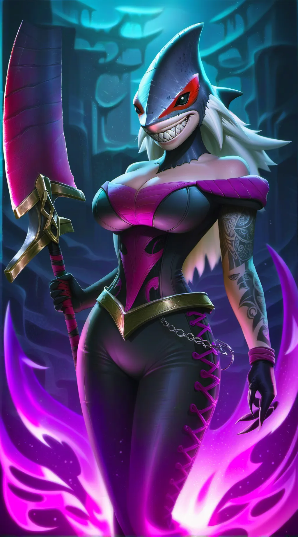 ai character: Marina background